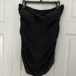 Black maternity swim suit